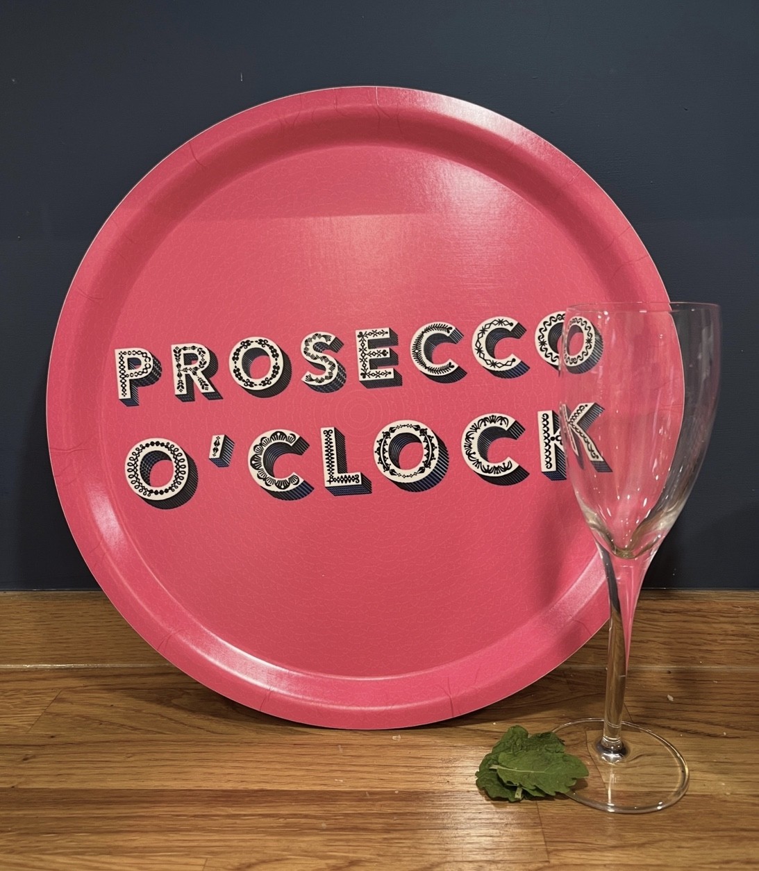 Purchase your Jamida Word Collection Prosecco O'Clock Tray 31cm online at smithsofloughton.com