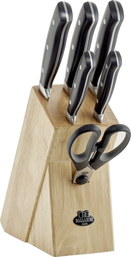 Buy the Ballarini Brenta 7 Piece Knife Block Set online at smithsofloughton.com 