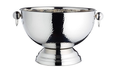 Buy the Bar Craft Hammered Stainless Steel Champagne Bowl online at smithsofloughton.com