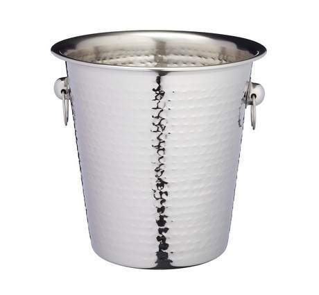 Buy the BarCraft Hammered-Steel Wine & Champagne Bucket online at smithsofloughton.com