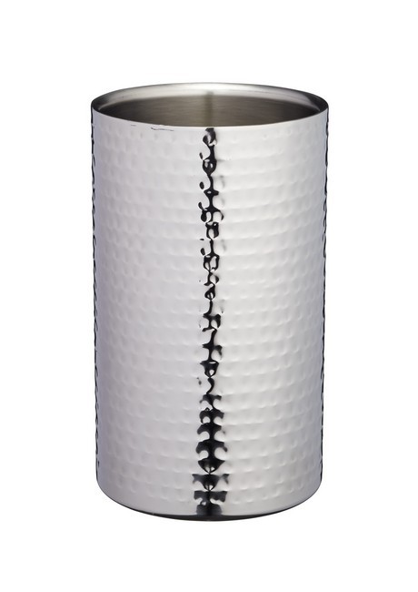 Buy the BarCraft Stainless Steel Hammered Wine Cooler Sleeve online at smithsofloughton.com