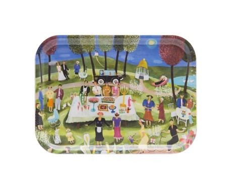Buy the Bessie Johanson 27x20cm - Summer Party tray online at smithsofloughton.com