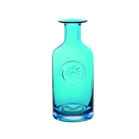 Buy the Dartington Flower Bottle Daisy Turquoise online at smithsofloughton.com