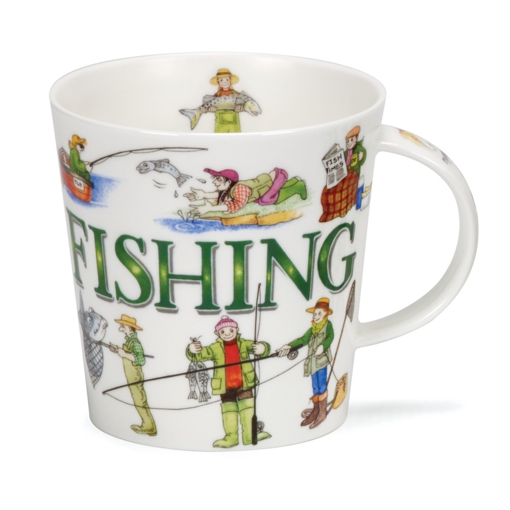 Buy the Dunoon Cairngorm Mug Sporting Antics Fishing online at smithsofloughton.com