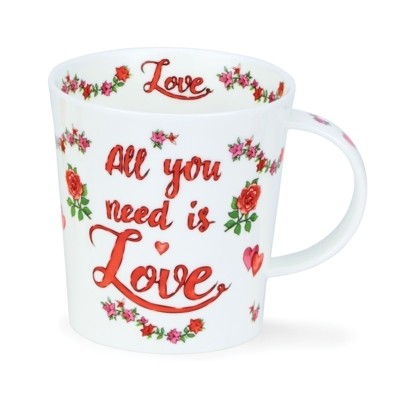 Buy the Dunoon Lomond Mug All you Need is Love online at smithsofloughton.com