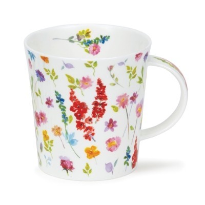 Buy the Dunoon Lomond Mug Belles Fleurs Red online at smithsofloughton.com