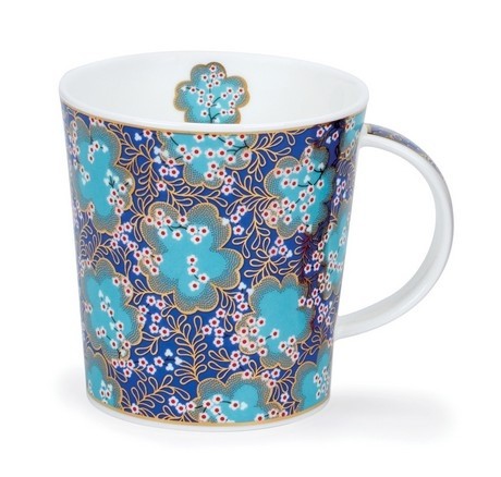 Buy the Dunoon Lomond Mug Kimono Dark Blue online at smithsofloughton.com