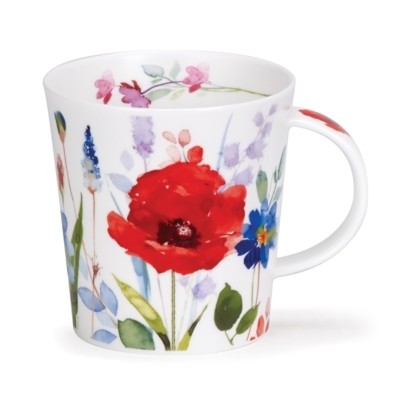 Buy the Dunoon Lomond Mug Wild Garden Poppy 320ml online at smithsofloughton.com 