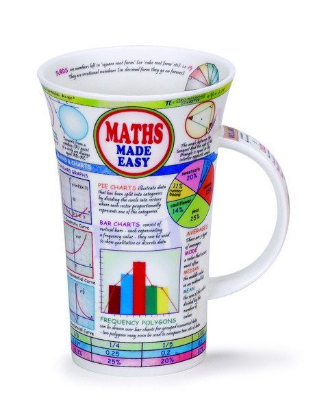 Buy the Dunoon Maths Made Easy Mug 500ml online at smithsofloughton.com