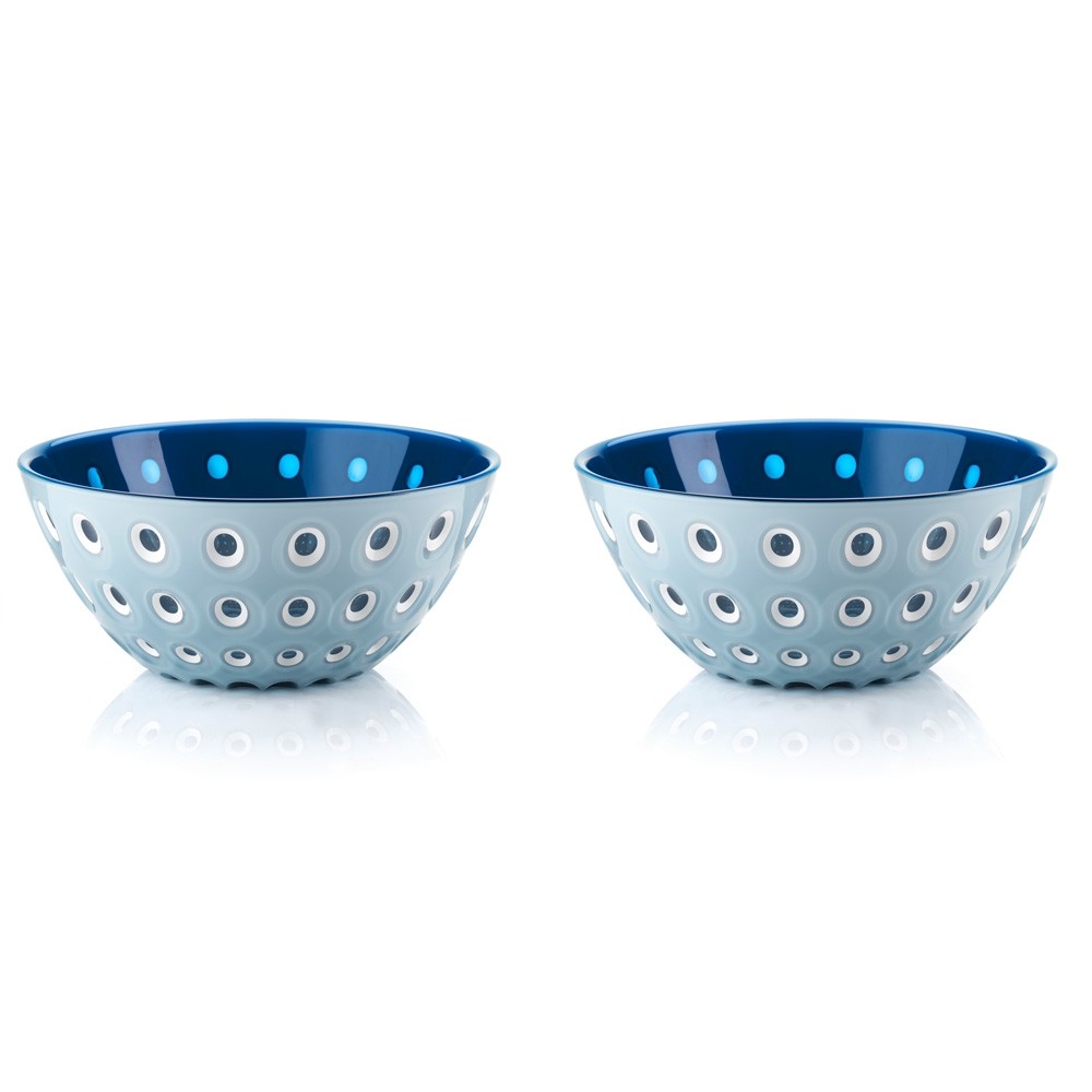 Buy the Guzzini Le Murrine Bowl Blue and Light Blue Set of Two 12cm online at smithsofloughton.com