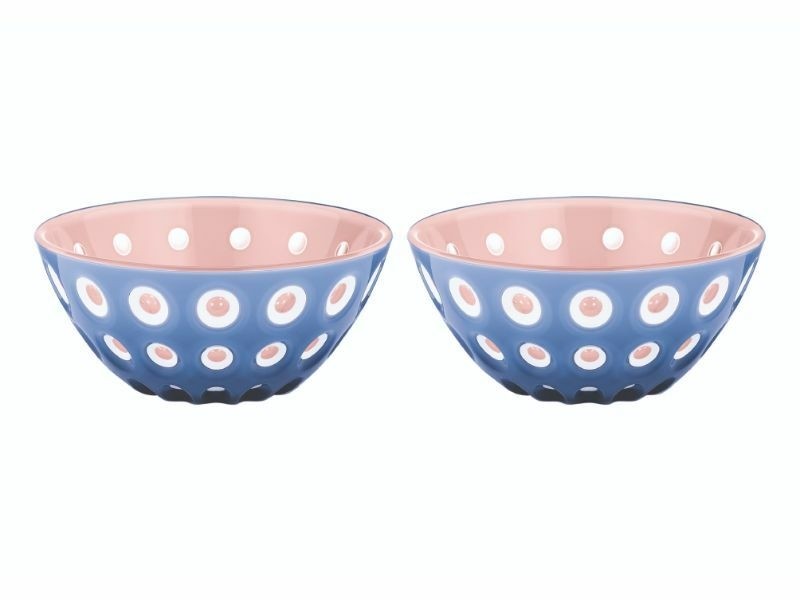 Buy the Guzzini Le Murrine Bowl Blue Pink 12cm Pair online at smithsofloughton.com 