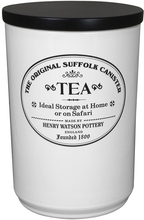 Buy the Henry Watson Original Suffolk Arctic White Tea Canister online at smithsofloughton.com 