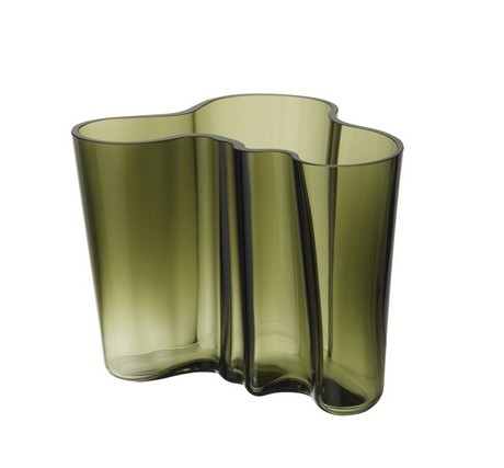 Buy the Iittala Aalto Moss Green Vase online at smithsofloughton.com