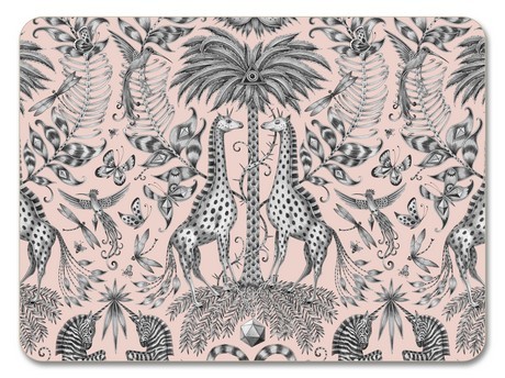 Buy the Jamida Emma J Shipley Kruger Pink Placemat 29cm online at smithsofloughton.com