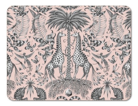 Buy the Jamida Emma J Shipley Kruger Pink Tablemats online at smithsofloughton.com