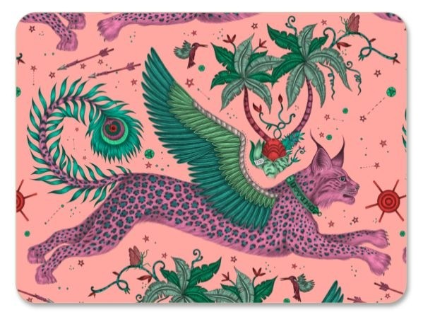 Buy the Jamida Emma J Shipley Lynx Pink Placemat 29cm online at smithsofloughton.com 