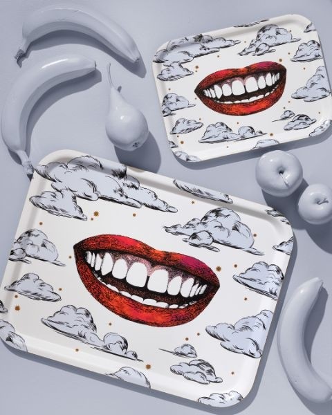 Buy the Jamida Michael Angove Fabulous Smile White Tray 43cm online at smithsofloughton.com