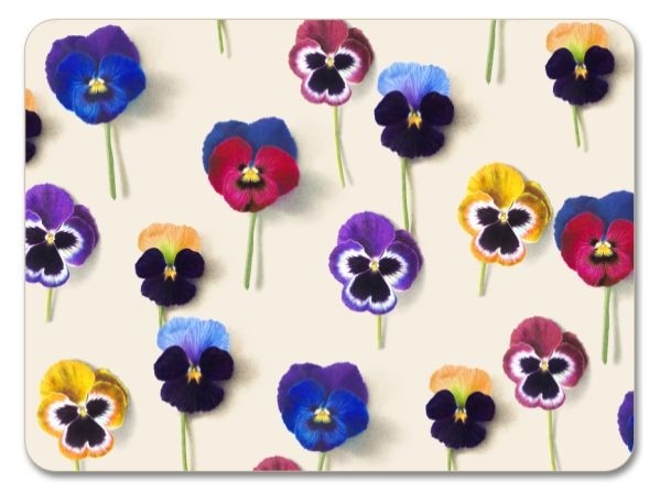 Buy the Jamida Michael Angove Pansy Allover Placemat 29cm online at smithsofloughton.com