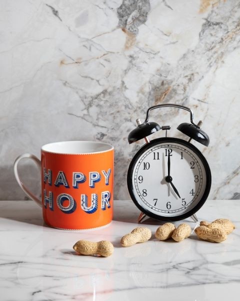 Buy the Jamida Word Collection Mug Happy Hour online at smithsofloughton.com