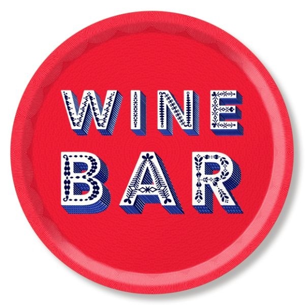 Buy the Jamida Word Collection Wine Bar Tray 39cm online at smithsofloughton.com