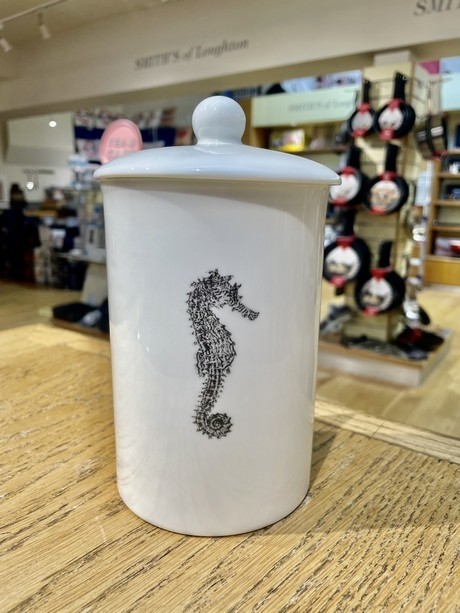 Buy the Little Weaver Arts Seahorse Storage Canister online at smithsofloughton.com