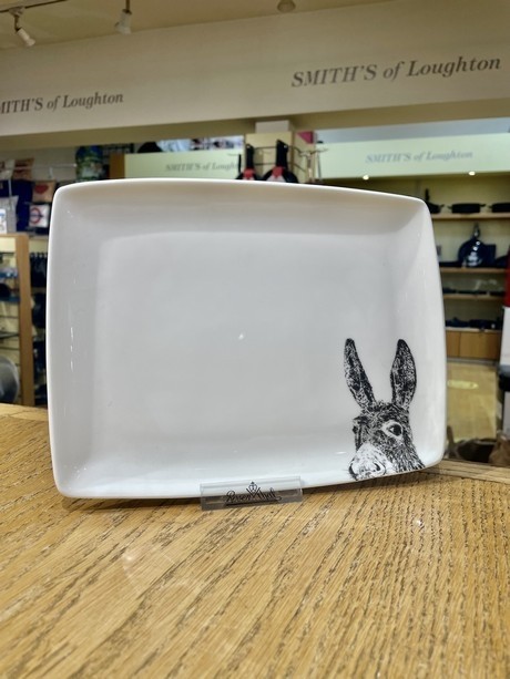 Buy the Little Weaver Arts Small Donkey Platter online at smithsofloughton.com