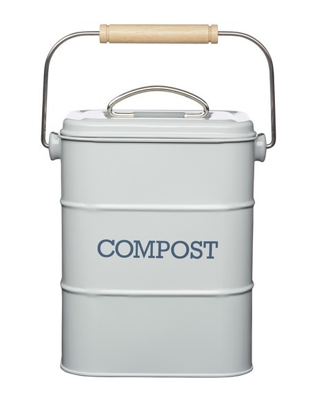 Buy the Living Nostalgia Vintage Grey Compost Bin online at smithsofloughton.com