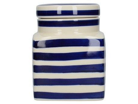 Buy the London Pottery Ceramic Canister Blue Bands online at smithsofloughton.com