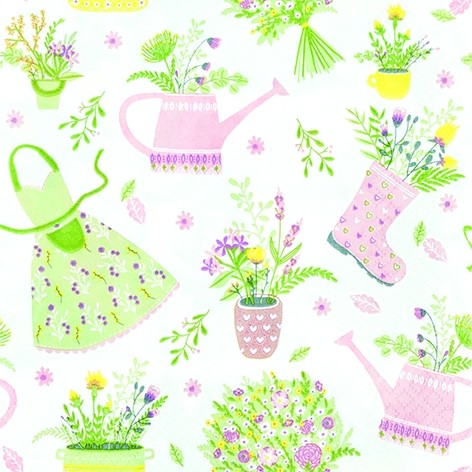 Buy the My Lovely Garden Napkin online at smithsofloughton.com 