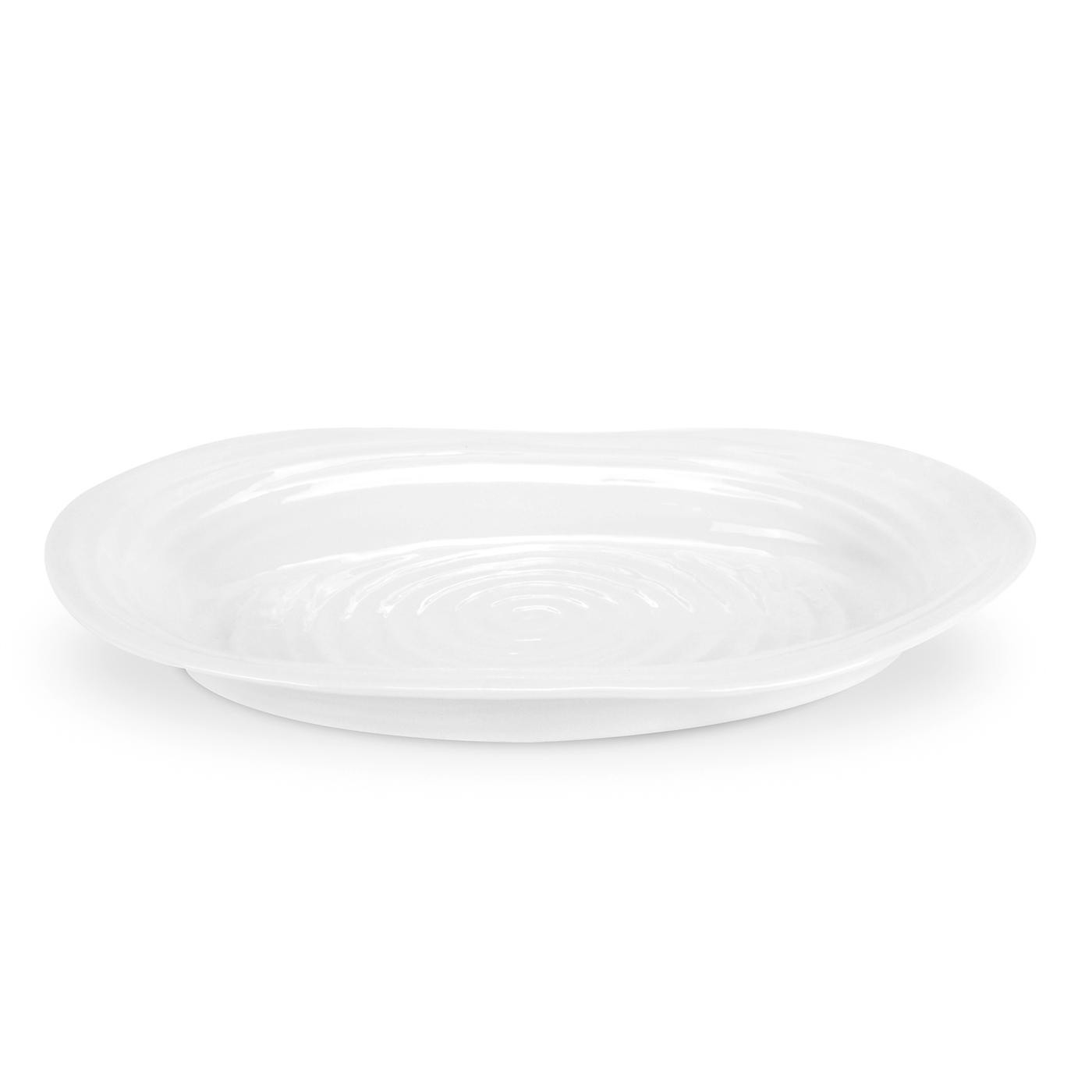 Buy the Sophie Conran For Portmeirion White Medium Oval Plate 37cm online at smithsofloughton.com