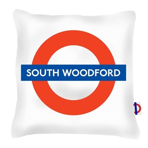 Buy The South Woodford Tube Station Cushions online at smithsofloughton.com