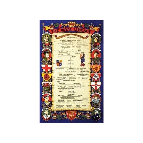 Buy the Tea Towel The Royal Lineage online at smithsofloughton.com 