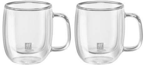 Buy the Zwilling J A Henckels Double Walled Glasses 80ml Pair online at smithsofloughton.com