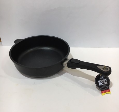 Buy the AMT Gastroguss Induction Deep Frying Pan Removable Handle 28 x 7cm online at smithsofloughton.com