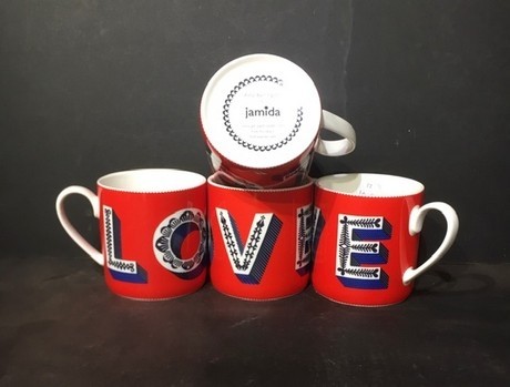 Buy your Jamida Word Collection Mug Red Love online at smithsofloughton.com