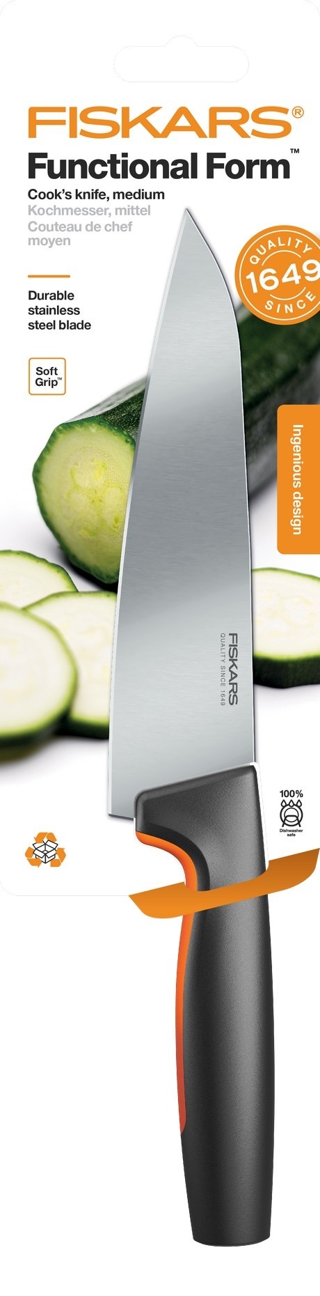 Fiskars Functional Form Cook's Knife Medium