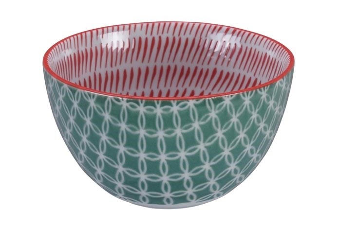 Purchase the Tokyo Design Studio Red and Green Net Bowl online at smithsofloughton.com