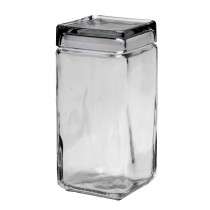 Buy the Anchor Hocking Square Glass Canister 2.3 Litre online at smithsofloughton.com