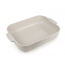 Buy the Appolia Rectangle Ceramic Baking Dish Ecru 40cm online at smithsofloughton.com