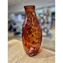 Buy the Bob Crooks Hula Tall Vase Orange online at smithsofloughton.com 
