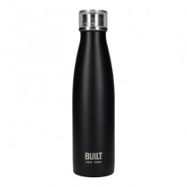 Buy the Built Double Walled Stainless Steel Water Bottle Black 500ml online at smithsofloughton.com