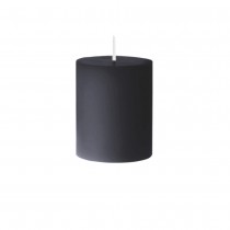 Buy the Cidex Pillar Candle 10cm Black online at smithsofloughton.com