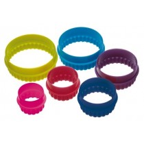 Buy the Colourworks Set of 5 Round Shaped Cookie Cutters online at smithsofloughton.com
