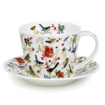 Buy the Dunoon Breakfast Cup and Saucer Secret Wood online at smithsofloughton.com
