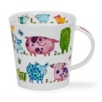 Buy the Dunoon Cairngorm Mug Bright Bunch Pig 480ml online at smithsofloughton.com