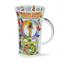 Buy the Dunoon Glencoe Mug Healthy Eating online at smithsofloughton.com 