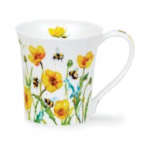Buy the Dunoon Jura Mug Busy Bees Butter Cup online at smithsofloughton.com