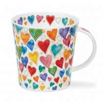 Buy the Dunoon Lomond Mug Dazzle Hearts 320ml online at smithsofloughton.com 