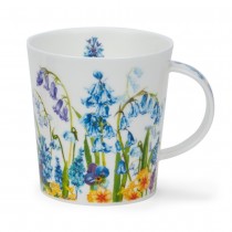 Buy the Dunoon Lomond Mug Floral Dance Bluebel 320ml online at smithsofloughton.com 