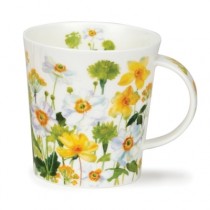 Buy the Dunoon Lomond Mug Flower Garden White online at smithsofloughton.com